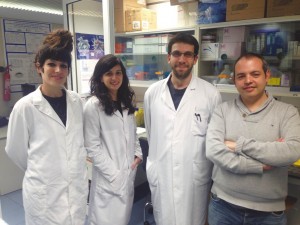 De izquierda a derecha, los doctores que formaron parte del grupo de investigación del estudio: Marta Torres, Noelia Campillo, Toni Vilaseca e Isaac Almendros.