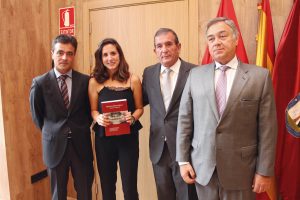 Los cuatro autores principales de la publicación, los doctores Luis Jesús Rubio Alonso, Natalia Martínez Rodríguez, José María Martínez-González y Ricardo Ortega Aranegui.