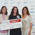 De izda. a dcha., Laura del Valle, 
Úrsula Maurenza y Mercedes Alberdi.