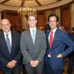 Luis Garralda (Intra-Lock), Álvaro Negrillo y Asier Labarga (Ifema).