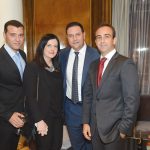 Fernando Rico (Implant Direct), María Corral (Implant Direct), David Bernardo (Implant Direct) y Javer Martín (Philips).