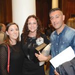 Beatriz Longedo (Hides), Úrsula Maurenza y Secundino López.