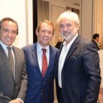 José Ávila Crespo y los doctores Antonio Bowen y Pedro Peña (Implant Direct).