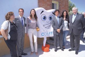 Inauguración del gabinete dental de la Cañada Real.